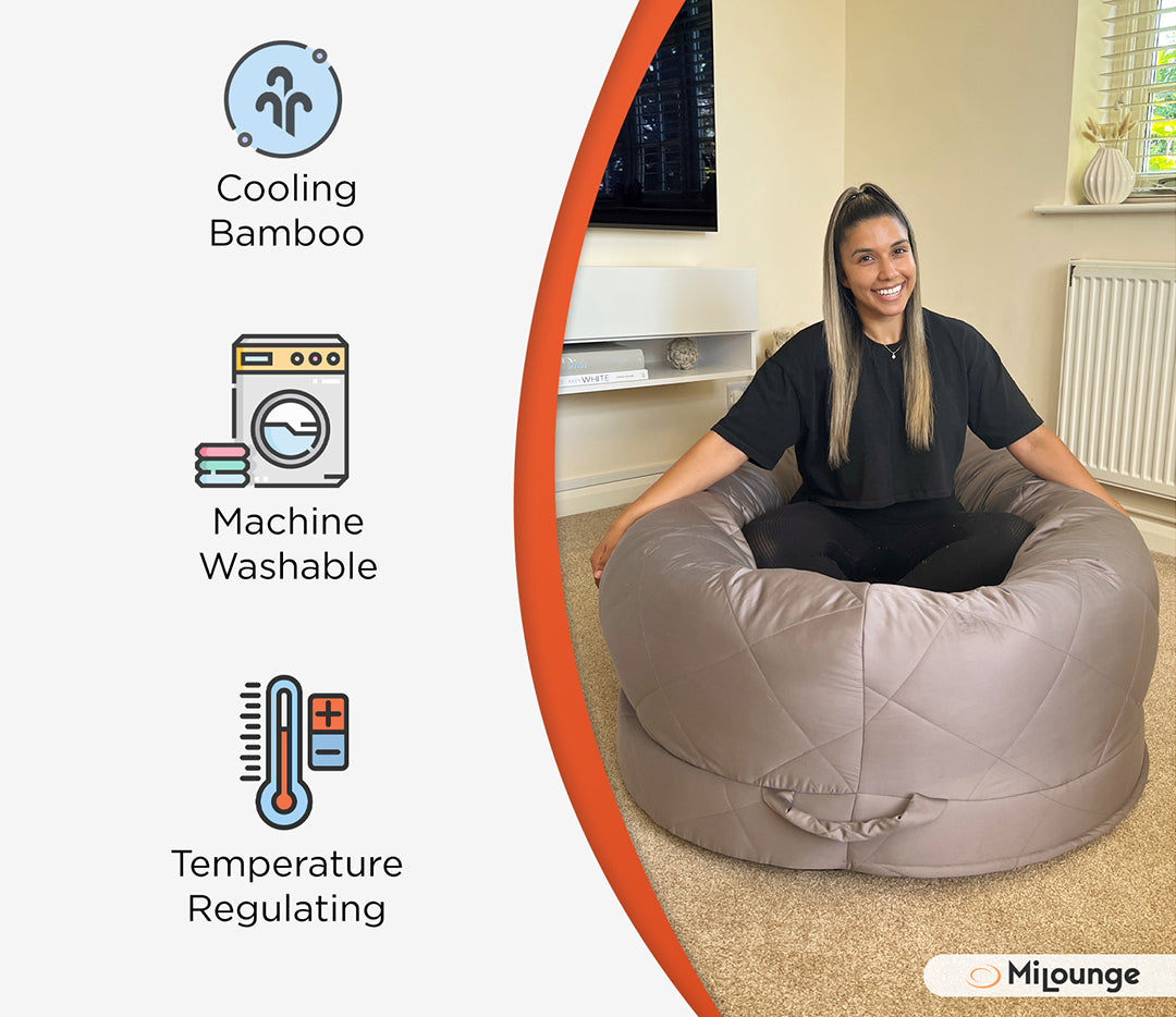 Cooling Bamboo MiLounge Human Dog Bed